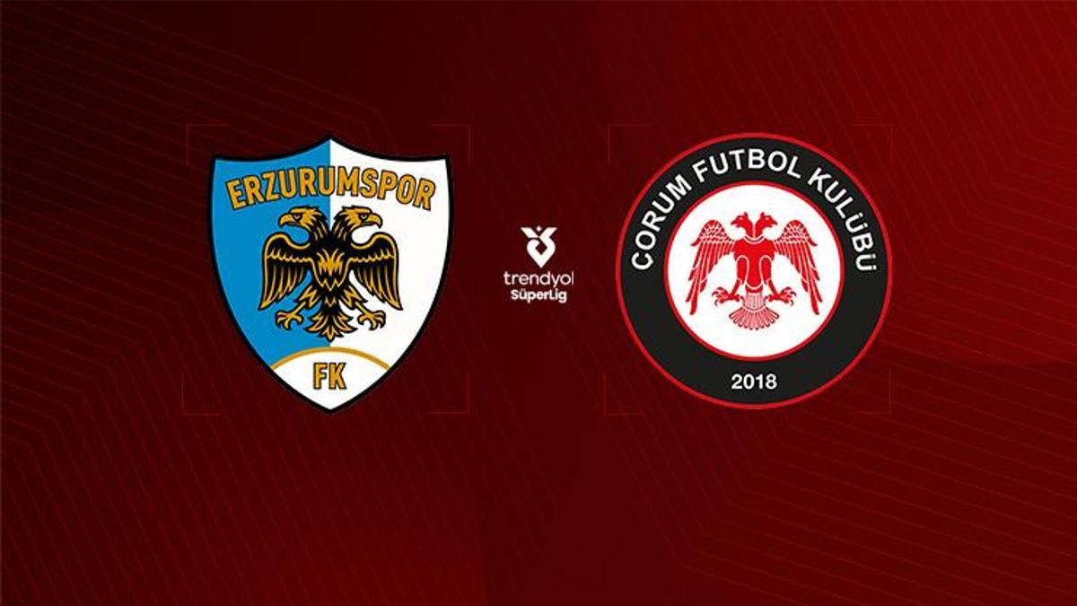 Erzurumspor FK - Çorum FK maçı ne zaman, saat kaçta, hangi kanalda?