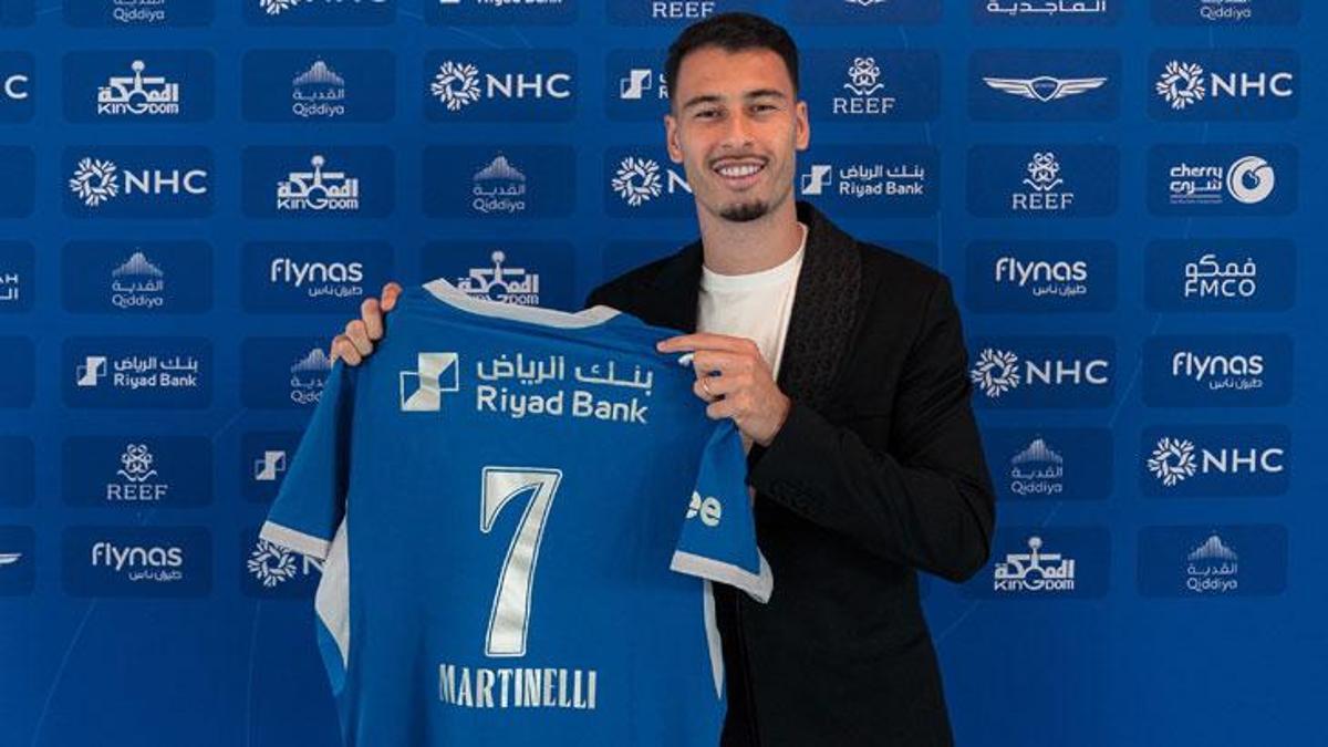 Gabriel Martinelli resmen Al Hilal'de! Arsenal'e veda etti