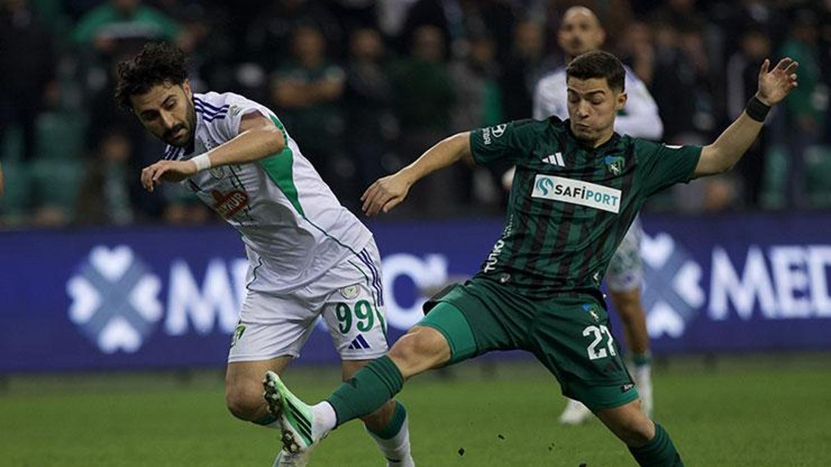 Kocaelispor ile Rizespor 0-0 berabere kaldı