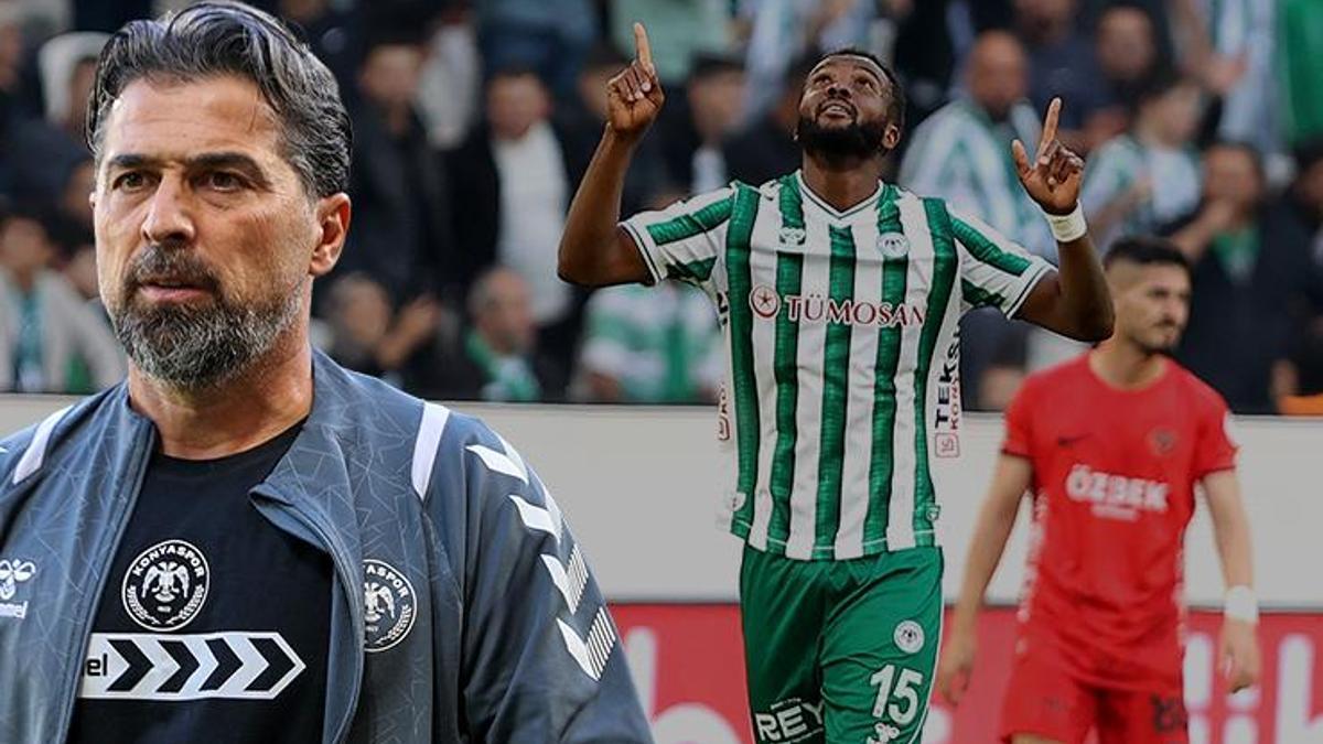 Awaziem'in golleriyle Konyaspor Gençlerbirliği'ni 2-0 mağlup etti