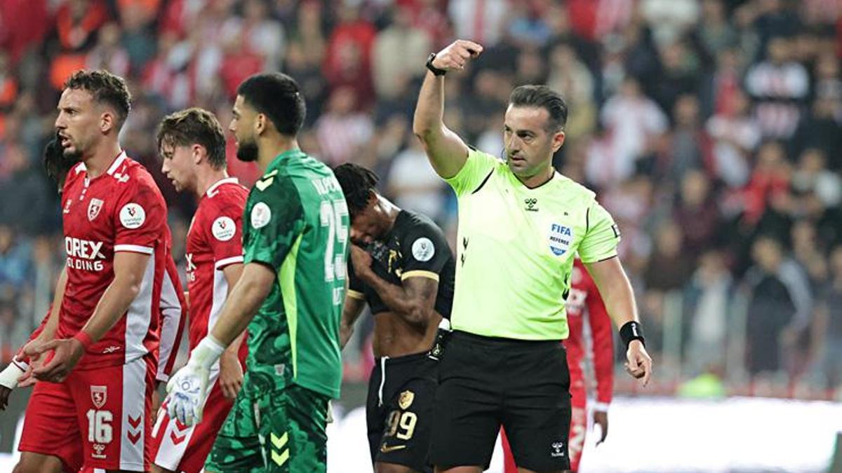 Samsunspor'dan tartışmalı hakem kararları ve kırmızı kart açıklaması